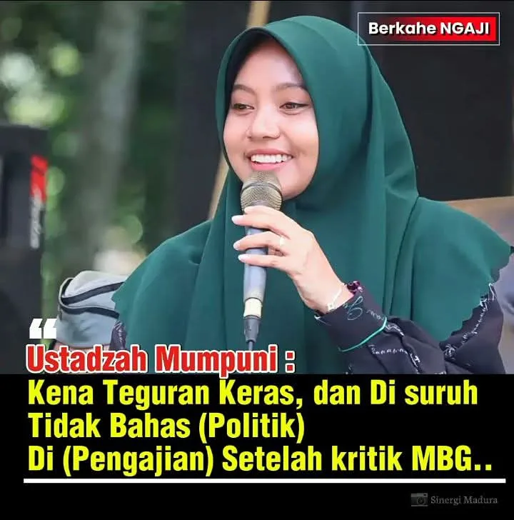 Ustadzah Mumpuni Handayayekti, Mendapatkan Sorotan Dan Teguran Keras Setelah Video Ceramahnya Viral.
