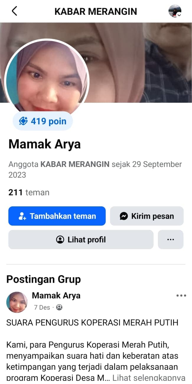 SUARA PENGURUS KOPERASI MERAH PUTIH