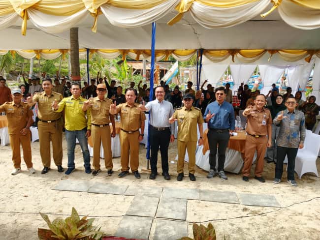 Hai Sawit dan BPDP Resmikan Program Dukungan UMKM Sawit Untuk Pengembangan Desa Wisata Kelawi di Lampung Selatan