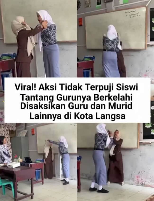 Beredar Video Siswa Melawan Guru di Langsa Kembali Hebohkan Media Sosial