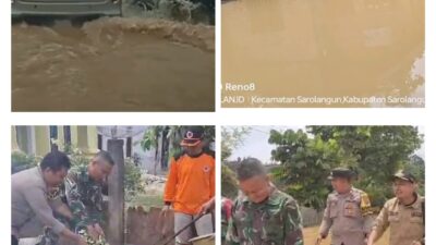 Hati Hati Masyarakat Yang Akan Melintas Ruas Jalan Sarolangun Muara Tembesi Khusus Daerah Pauh Karena Terendam Banjir 