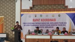 Forkopimda Kabupaten Sarolangun Tahun 2024 Kesiapan Tahap Pelaksanaan Pilkada Serentak