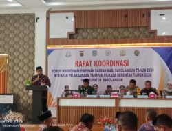 Forkopimda Kabupaten Sarolangun Tahun 2024 Kesiapan Tahap Pelaksanaan Pilkada Serentak