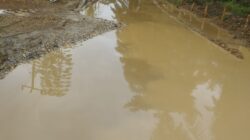 Pembukaan MTQ Tingkat Desa Se- Kecamatan Pamenang Yang Ke XXIII Jalan Akses Tanjung Gedang Rusak Berlumpur