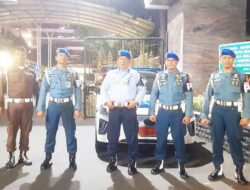 Personel Puspom TNI Lakukan Pengamanan di Kejaksaan Agung RI