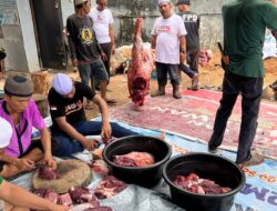 RAYAKAN IDUL ADHA, RUTAN KELAS I PALEMBANG GELAR IBADAH SHALAT IDUL ADHA DI MASJID AT-TAUBAH