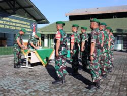 Pergeseran Jabatan Danramil Kodim 0607/ Kota Sukabumi