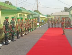 Dandim 0415/Jambi Menyambut Kunker Pangdam II/Sriwijaya