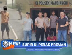 Supir Diperas Preman, Personil Polsek Mandiangin Gerak Cepat Tangkap Pelaku