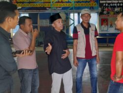 Review Persiapan PSU, Kanit Intel Polsek Linggo Sari Baganti Koordinasi Langsung Dengan PPK dan Panwaslu Kecamatan