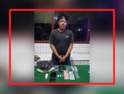 Disamping Polong Tangkap Polisi Seorang Pria Pessel Terduga Pelaku Tindak Pidana Penyalahgunaan Narkotika