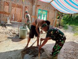 Karya Bakti Satgas TMMD-121 Kodim 0311/Pessel Bangkitkan Semangat Gotong Royong