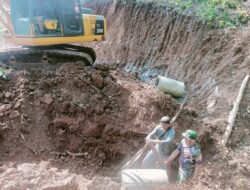 Satgas TMMD-121, Pasang Gorong di Pembukaan Jalan Sasaran Fisik