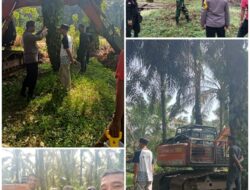 Penggalian Parit Patok Pembatas Tanah Kas Desa dengan Lahan Masyarakat