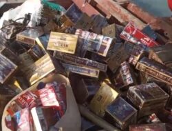 Ratusan Box Rokok  Ditemukan Nelayan Di Perairan Ketapang Lamsel