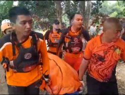 Korban Tenggelam di Sungai Way Sekampung Ditemukan Tim SAR Gabungan Dalam Keadaan Meninggal Dunia