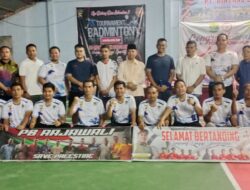 Dandim 0420/ Sarko, Buka Sarolangun Open, Turnamen Badminton ‘Kapolres Cup’ 2024 Di Singkut