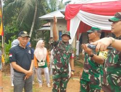 Kunjugan Tim Wasev, Mayjen TNI Agus Saepul Cek Langsung Sasaran TMMD ke-121 Kodim 0311/Pessel