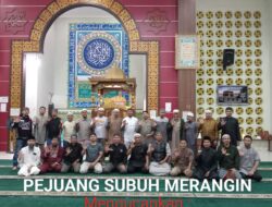 Subuh Keliling di Momen Hari Kemerdekaan Indonesia, Pejuang Subuh Merangin Mengajak Generasi Muda Islam Untuk Selalu Memakmurkan Masjid.