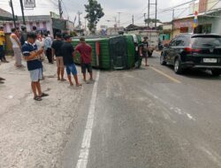 Laka Lantas Mobil Tahanan Kejati Kabupaten Tanggamus Di Duga Sopir Ugal Ugalan Hingga Lepas Kendal