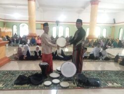 Pemdes Papit Memperingati Maulid Nabi Muhammad Saw, Sekaligus Penyerahan Alat Hadroh Untuk Madrasah Ibtidaiyah  Nurul Huda Papit