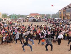 Yono Mulet Meriahkan Festival Seni Budaya Kuda Kepang di Polres Pringsewu