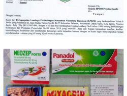 LPKNI Melayangkan Surat Somasi Kepada BPOM Provinsi Jambi, Terkait Peredaran Obat 