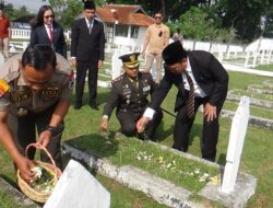 Kodim 0607/ Kota Sukabumi Gelar Upacara Ziarah Nasional Peringatan HUT TNI Ke-79