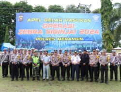 Gelar Apel Personil Gabungan, Operasi Zebra Siginjai 2024 Dimulai, Ini Sasarannya